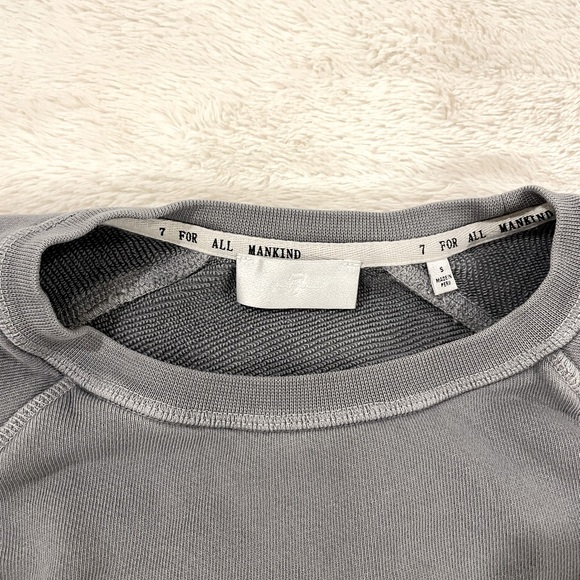 Women's 7 For All Mankind Tuck Sweatshirt Size Small - Picture 7 of 7